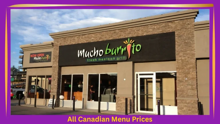 Mucho Burrito Menu Prices In Canada 6 Mucho Burrito Menu With Prices In Canada