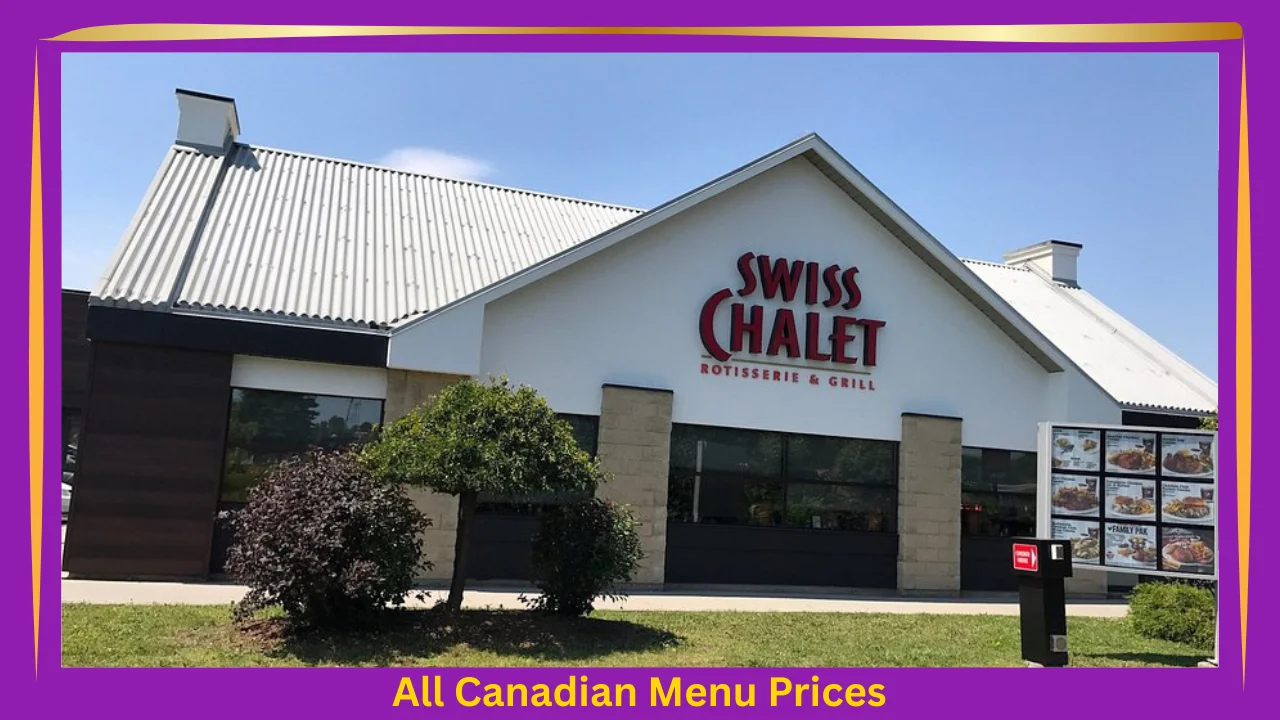 Swiss Chalet Menu With Prices In Canada