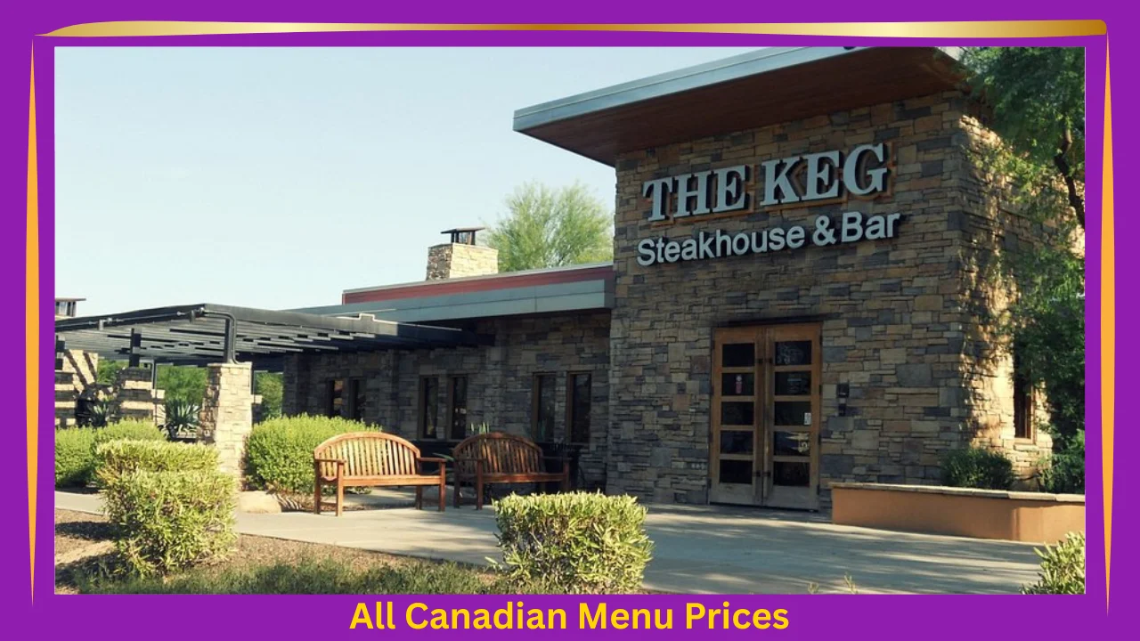 The Keg Menu With Prices In Canada
