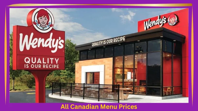 Wendy’s Menu With Prices In Canada 3 Wendy's Menu With Prices In Canada