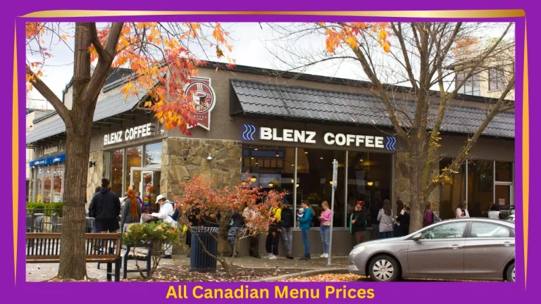BLENZ COFFEE Menu Prices In Canada 7 BLENZ Coffee Menu Prices In Canada