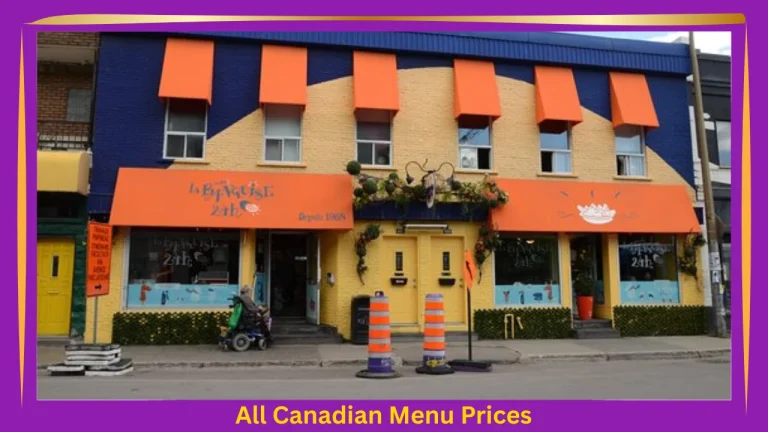 La Banquise Menu Prices In Canada