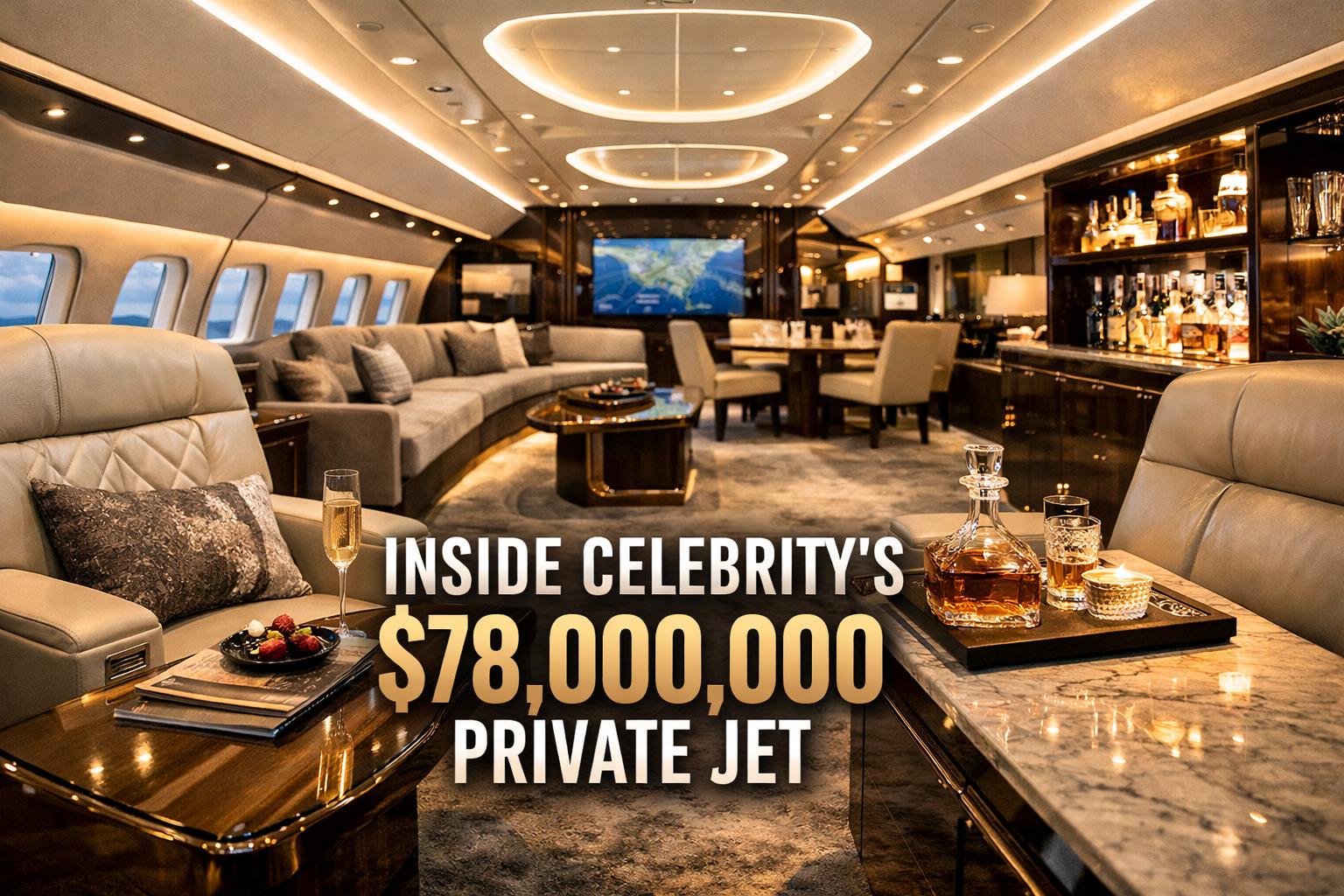 CELEBRITY'S JET - Inside Unique $78