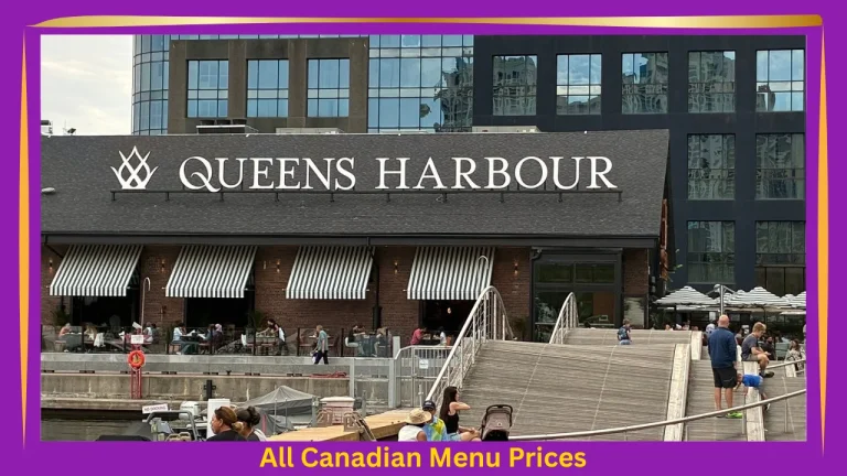 Queens Harbour Menu Prices In Canada